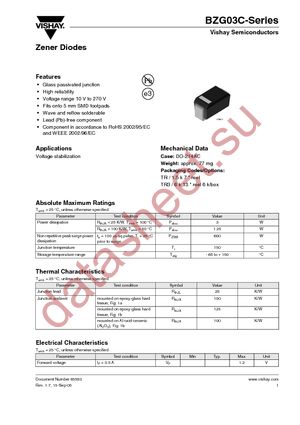 BZG03C240-TR3 datasheet  